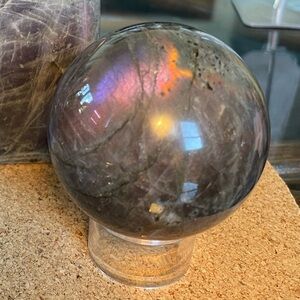 Purple Sunset Labradorite Sphere